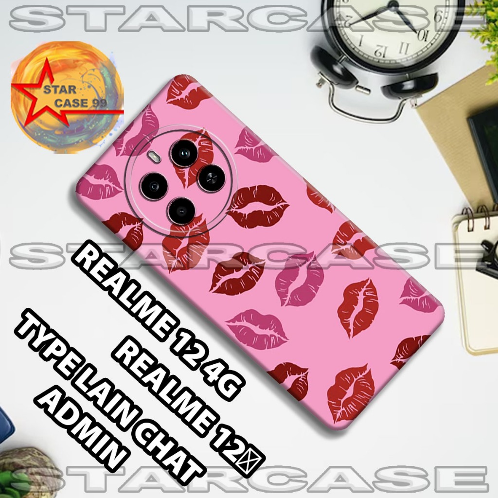 Softcase karet realme 12 4g | realme 12+/S34/Motif cewek/case realme 12 4g | realme 12+/casing Realm