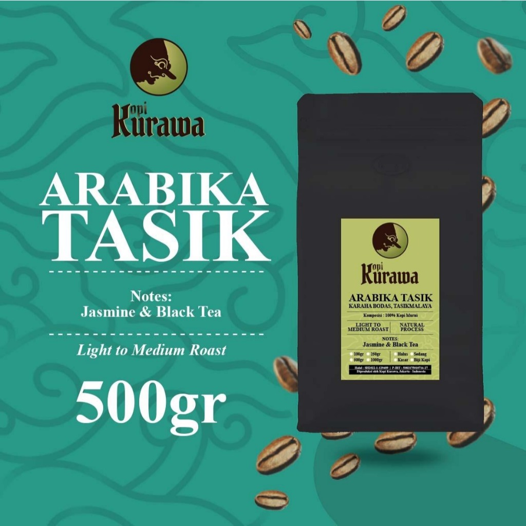 

Kopi Arabika Tasikmalaya 500 gr Tasik Coffee Bean Espresso Biji Bubuk 500gr Blend Coffee Shop Cafe Kopi Susu