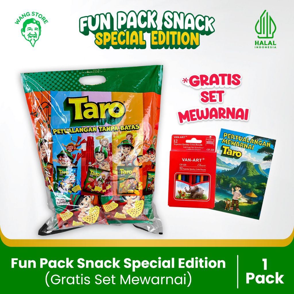 

Fun Pack Snack Spesial Edition-Paket Hampers Anak-(Gratis Set Mewarnai Lengkap)