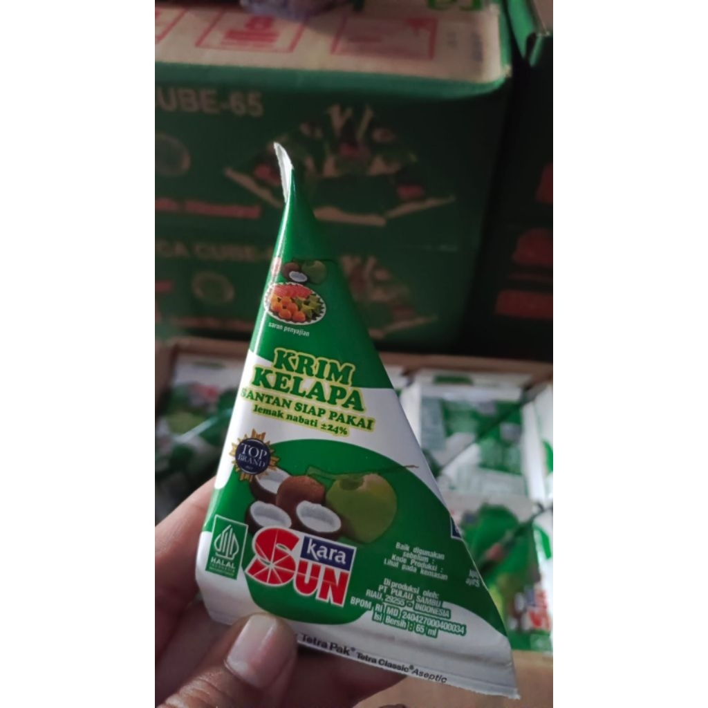 

santan TCA 65ml satuan (per biji) sun kara