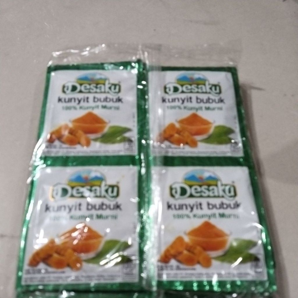 

Kunyit bubuk desaku sachet
