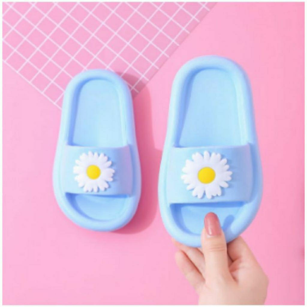 sandal selop anak karakter bunga sandal selop anal wanita terbaru