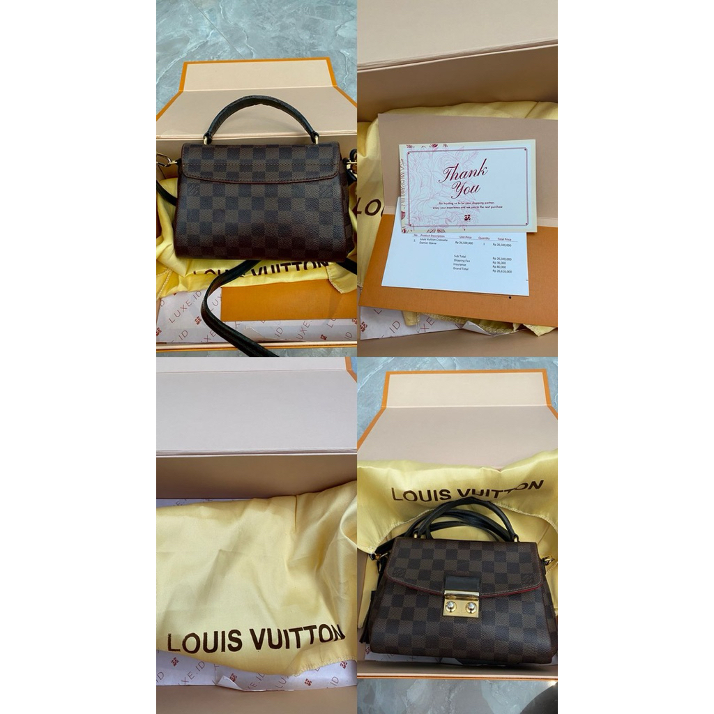 Bag LV - Louis Vuitton Croissete Damier Ebene - Second