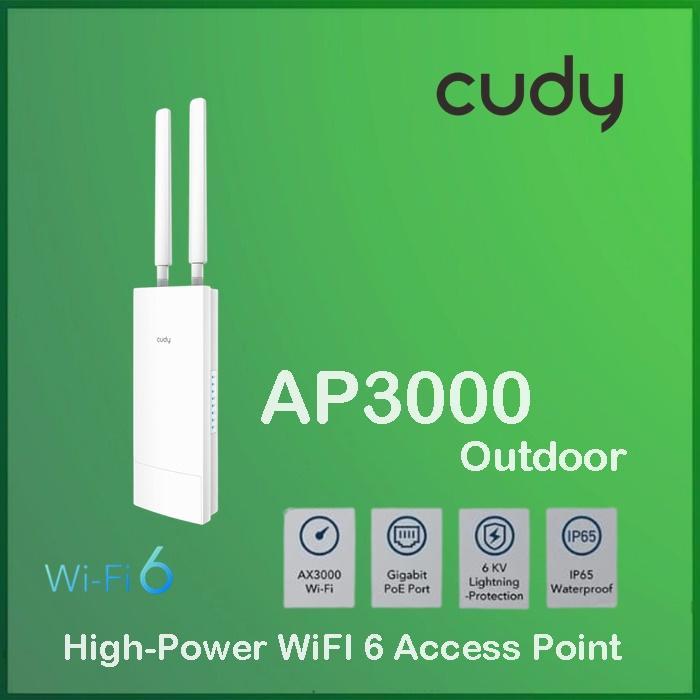 Cudy AP3000 OUTDOOR AX3000 WiFi 6 Outdoor Access Poin High Power with 2.5G Port AP 3000