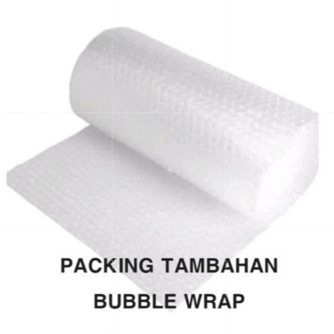 

TAMBAHAN BUBBLE WRAP EXTRA PENGIRIMAN AMAN SAMPAI RUMAH