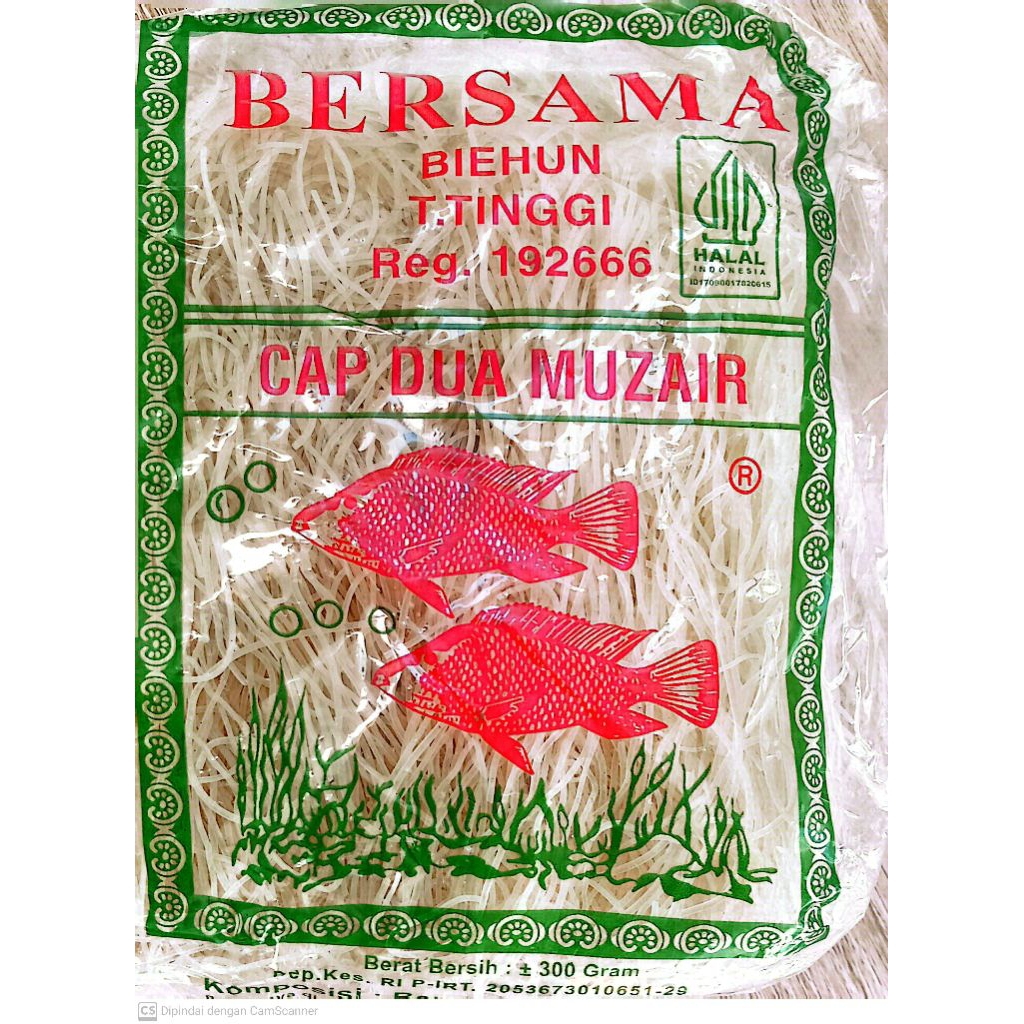 

BIHUN / BIEHUN CAP DUA MUZAIR 300 GRAM