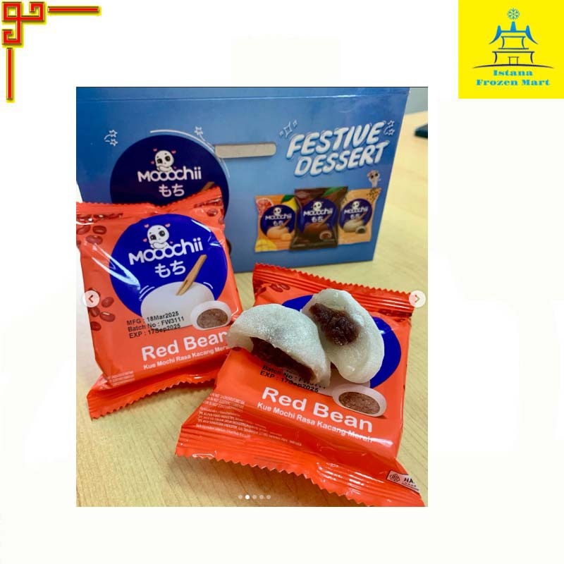 

Kue Mochi Kacang Merah / Mooochii Red Bean 32gr - AICE