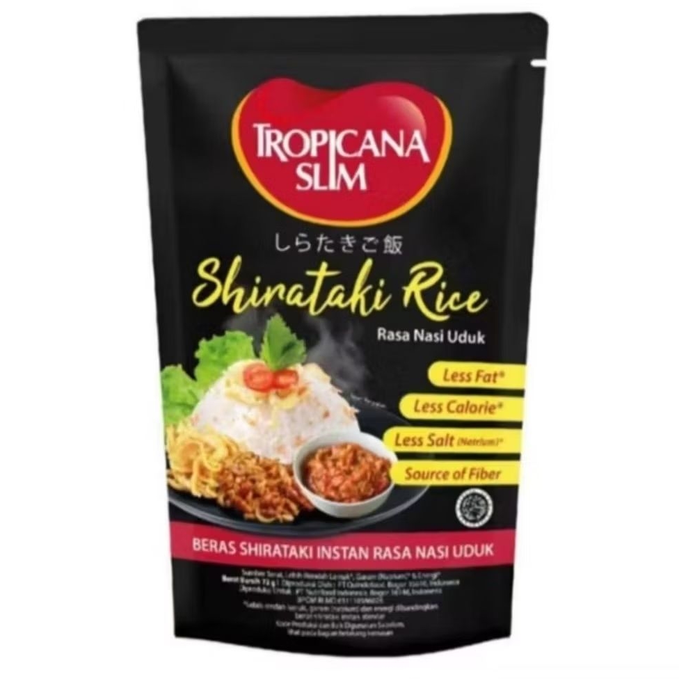 

Tropicana Slim Shirataki Rice Rasa Nasi Uduk 72g