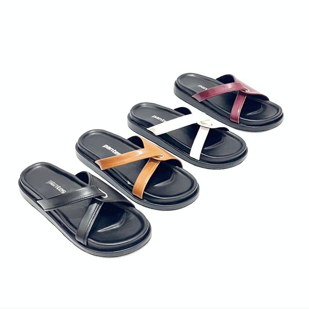 Pantes shoes Agisna sandal wanita terbaru platform slip on