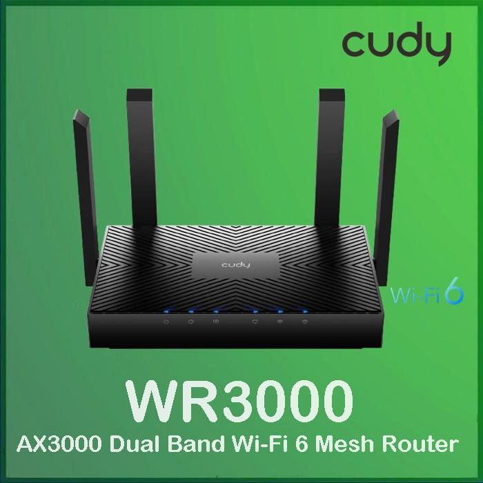 cudy WR3000 Router Nirkabel AX3000 Dual Band Gigabit