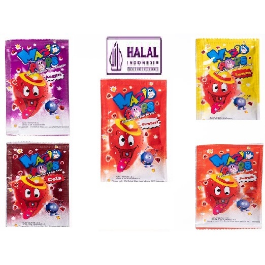 

B1G1 ed 14.08.2025 Magic Pops strawberry lemon orange cola 5.5gr