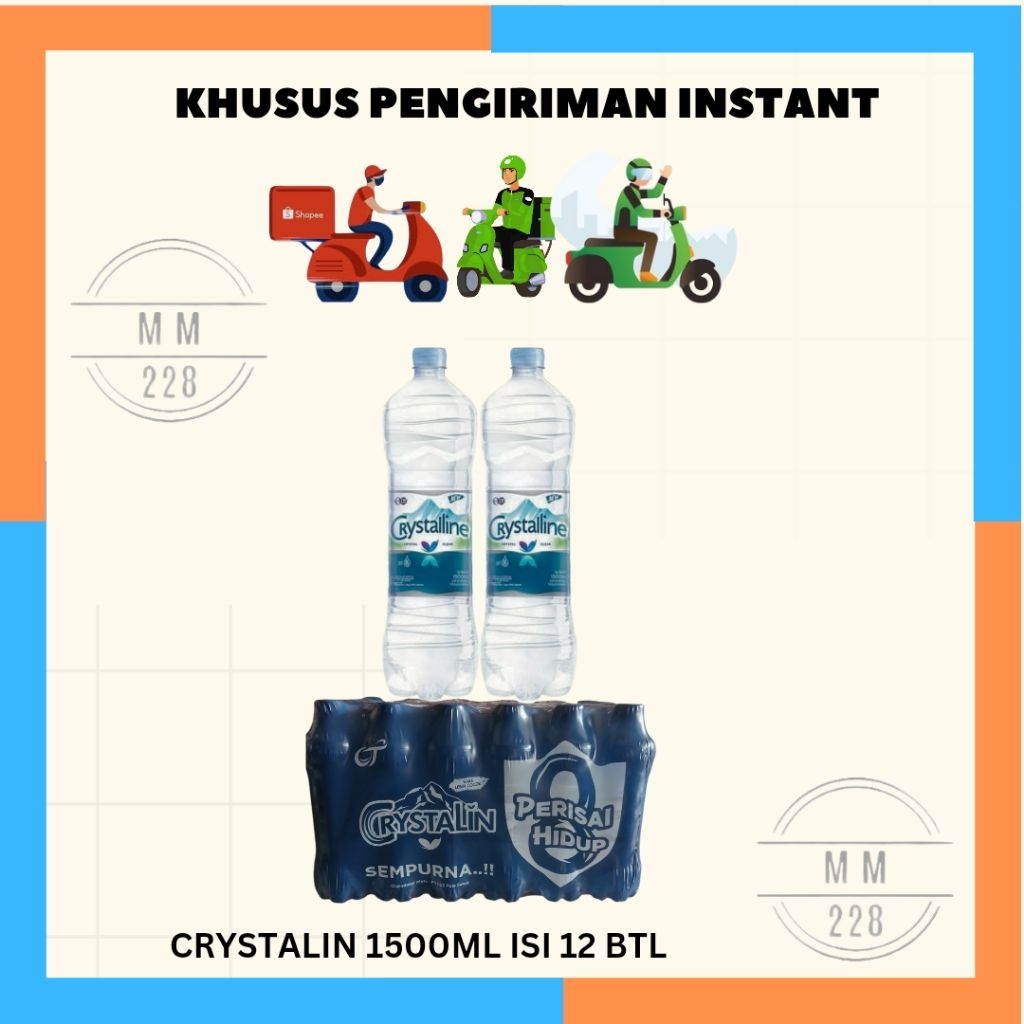 

CRYSTALIN 1500ML BOTOL LITER