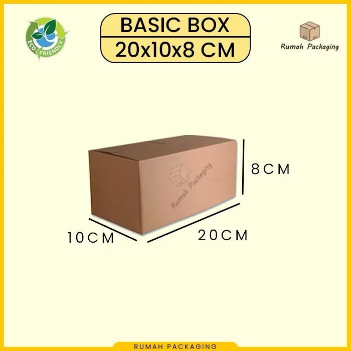 

Kardus / Karton Box Packing Polos 20x10x8 cm