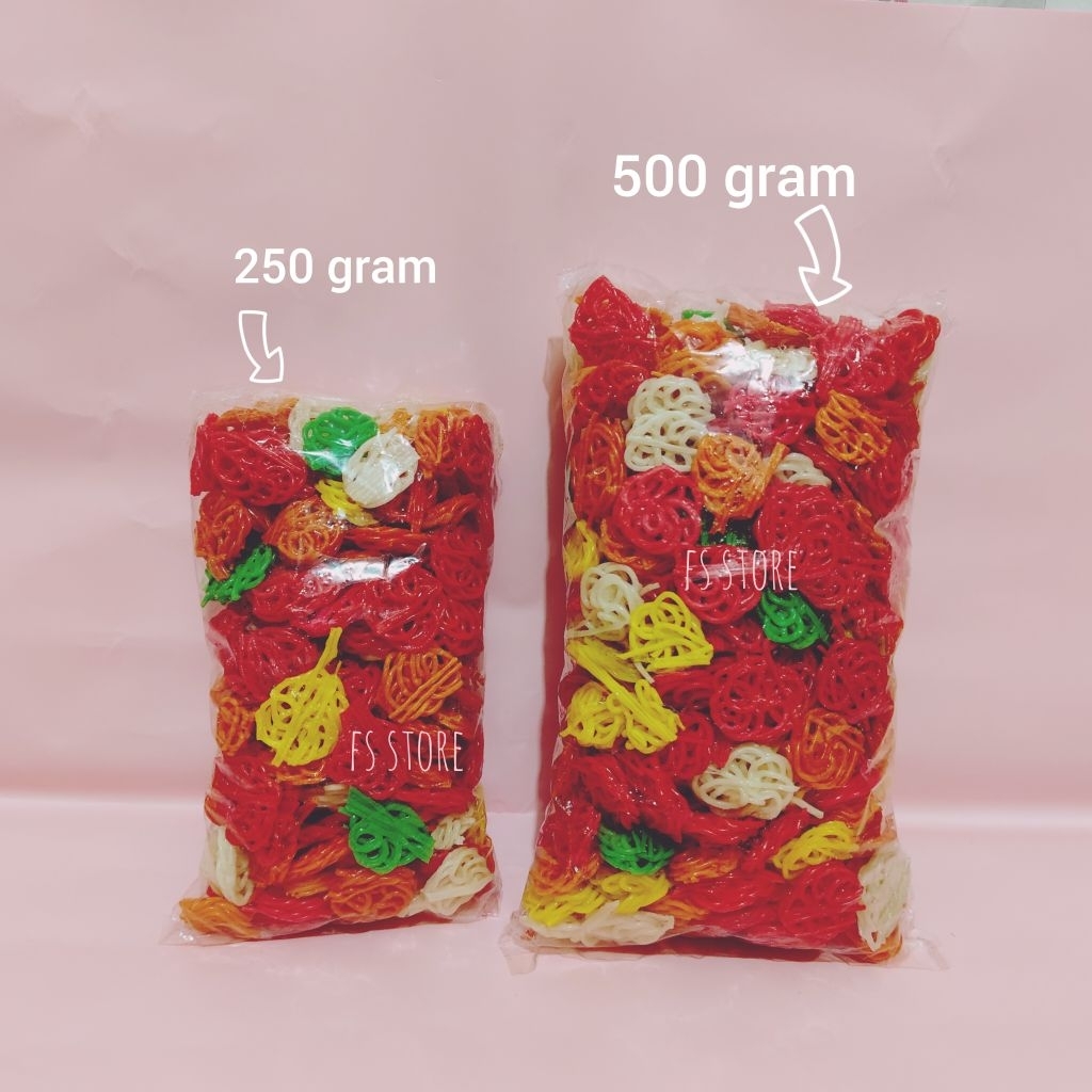 

Kerupuk Mentah Seblak MAWAR kecil Warna Warni 500gr dan 250gr