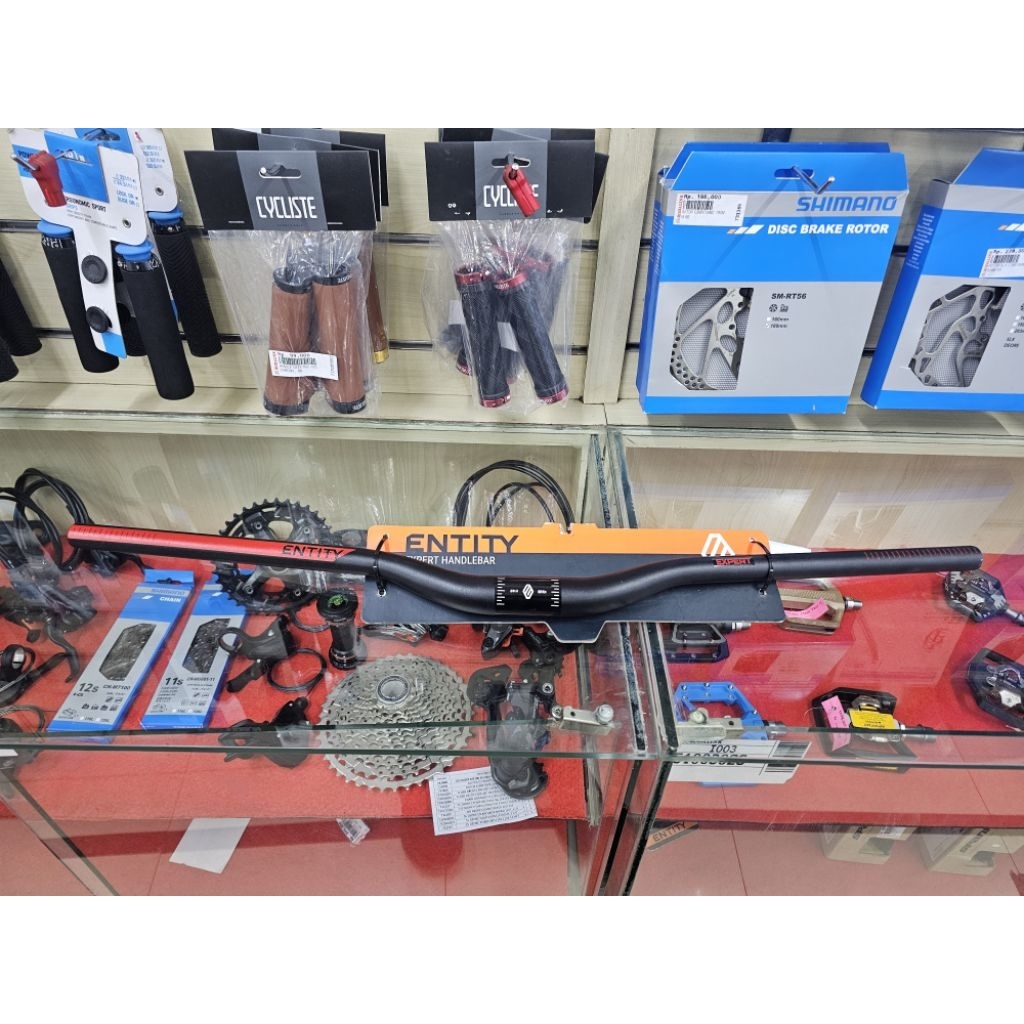 HANDLEBAR MTB ENTITY EXPERT MY22 CLAM 31.8 PANJANG 780MM RISE 30