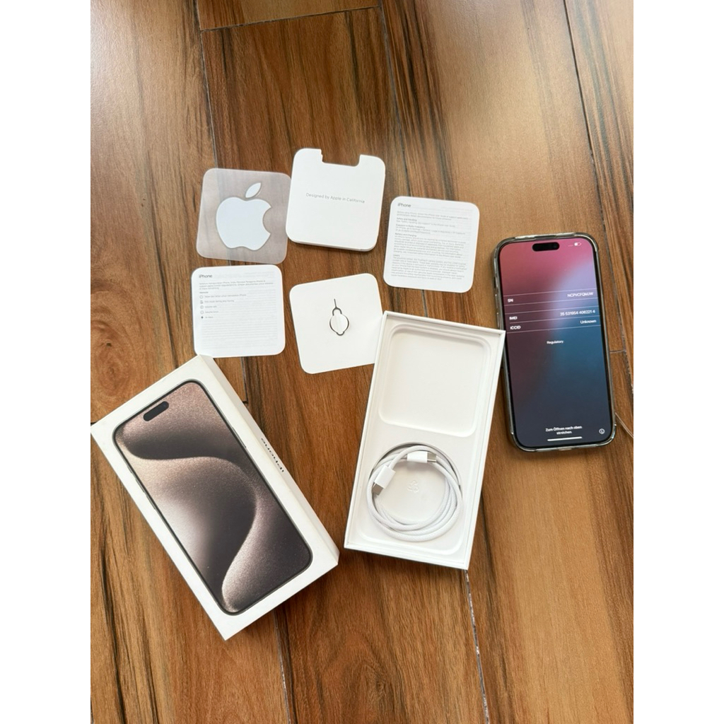 iPhone 15 Pro Max 256gb ex iBox PA/A (bekas pemakaian pribadi) second full set
