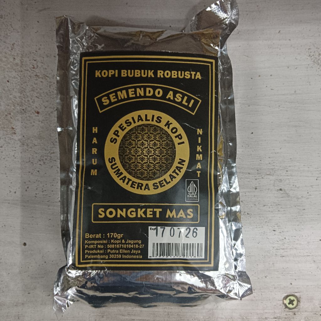 

kopi bubuk semendo songket mas 170g