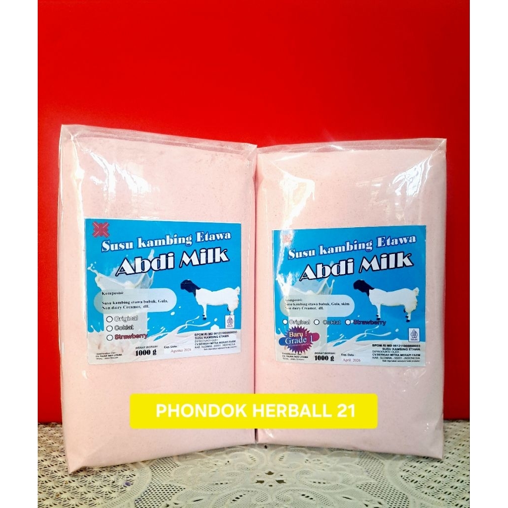 

Susu Kambing Etawa Bubuk Strawberry
