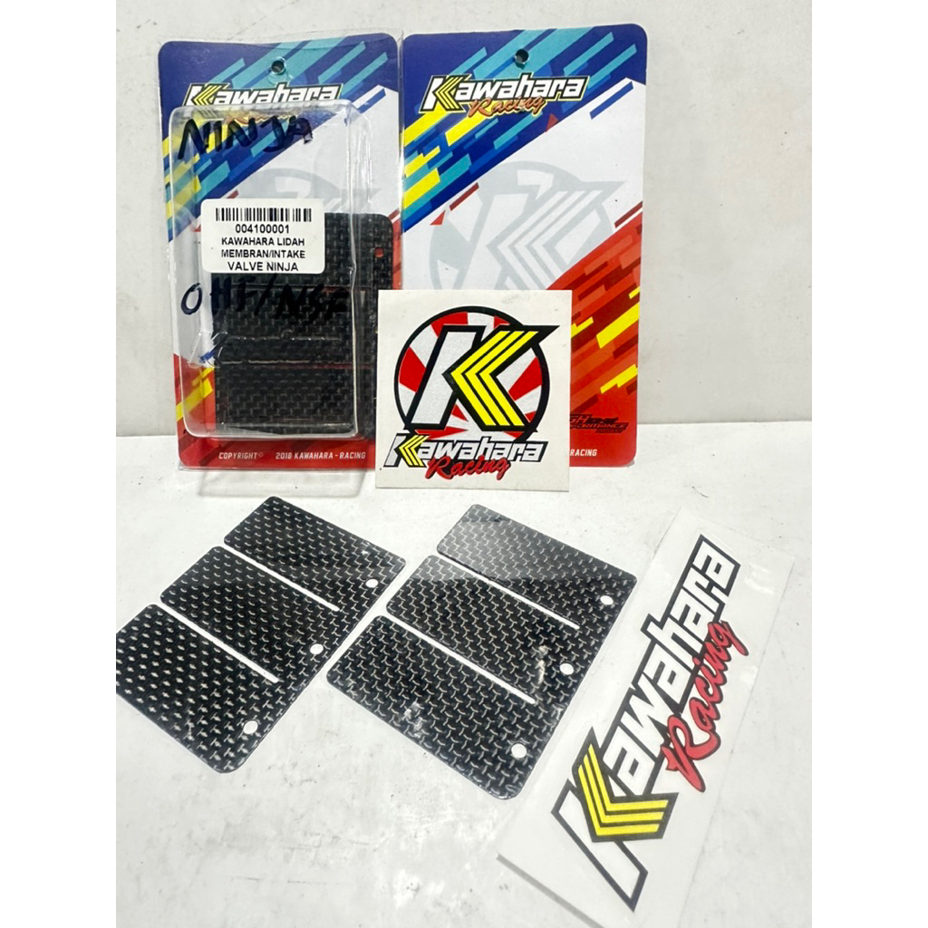 Lidah membran ninja 150 membran intake valve carbon kawahara racing garansi 100% asli original membr