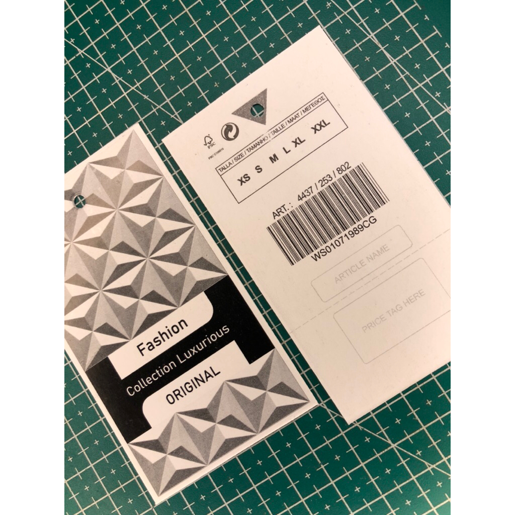 

ORIGINAL FASHION LUXURIOUS PRICE TAG BARCODE SUPER PREMIUM MOTIF 3D CO 1X DI KIRIM 600PCS