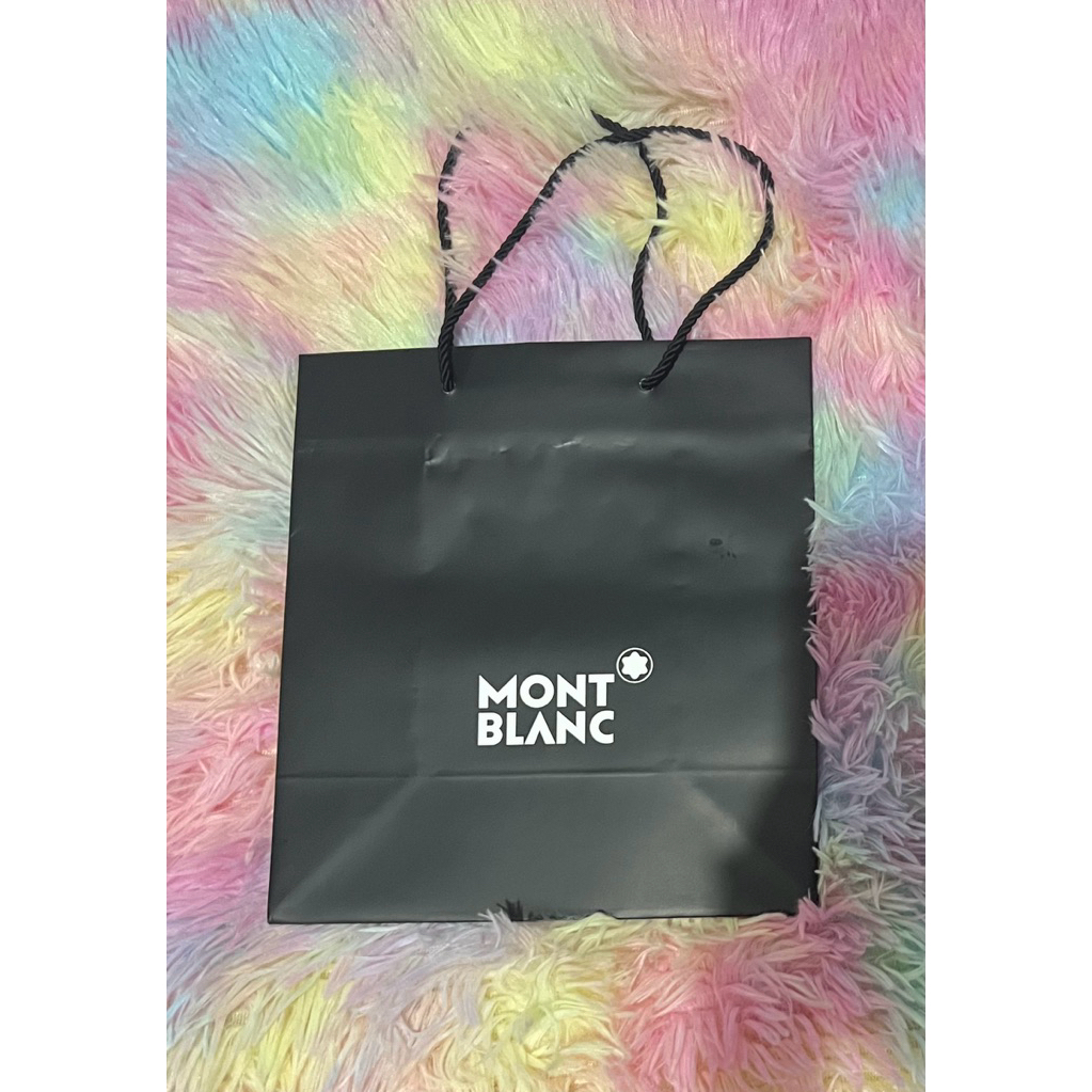 

Paper bag / kantong belanja Mont Blanc small