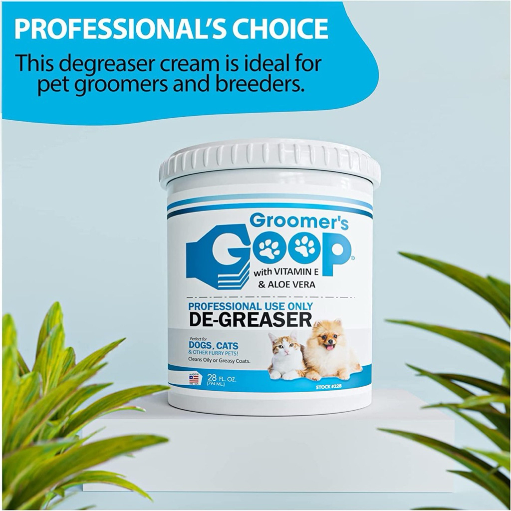 Pembersih Bulu Hewan Penghilang Minyak dan Bau Groomers Goop 794gr