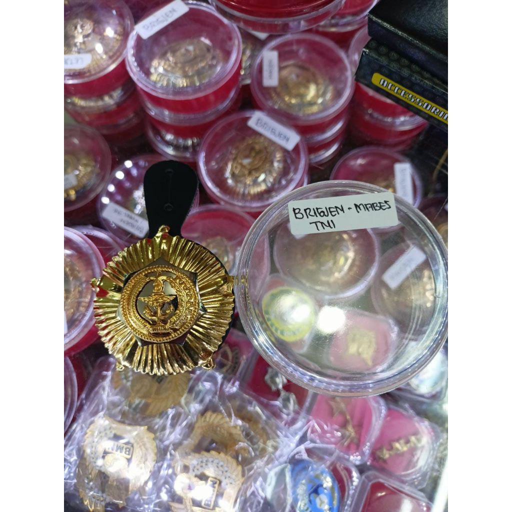 Tanda Jabatan Brigjen Mabes TNI Model Bulat