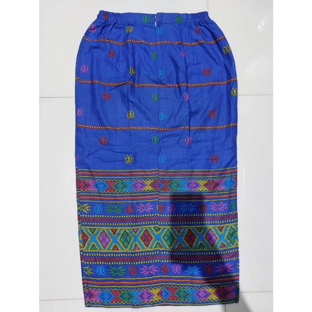 Rok Panjang Etnik bawahan kebaya Biru Tua