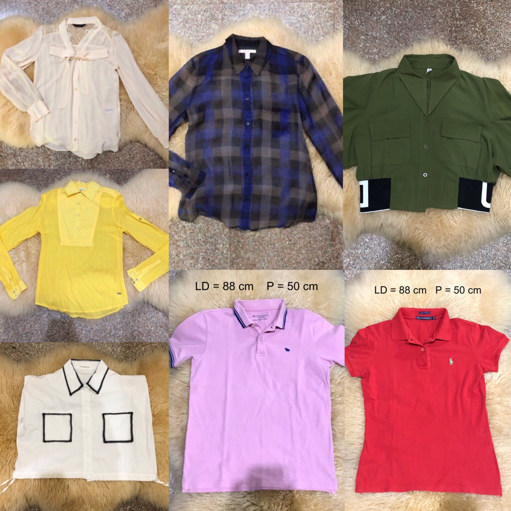 Mango Zara Esprit Baju Atasan Kemeja Wanita