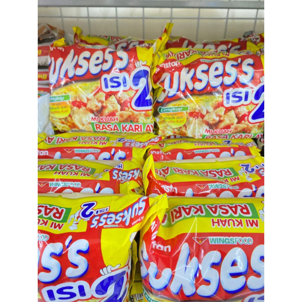 

Mie Sukses Isi 2 Varian Ayam Geprek, Kari Ayam, Rasa Soto, Ayam Bawang, Mie Goreng Aceh, Ayam Kecap (3pcs, 5pcs, 10pcs)
