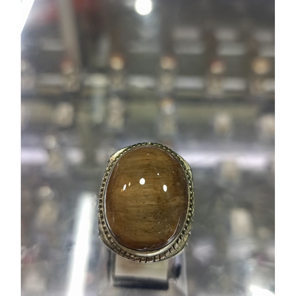 Cincin Fosil kelor(Natural)