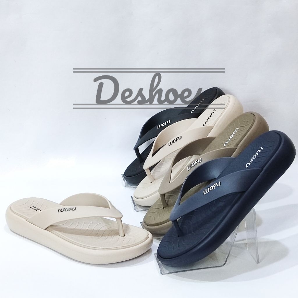 Sandal Pria Flip Flop/Jepit | LUOFU E 7214 - BRE01 SIZE 40-44 ORIGINAL