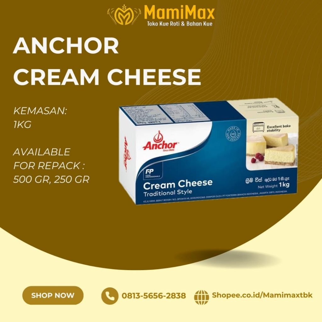 

ANCHOR CREAM CHEESE 1KG