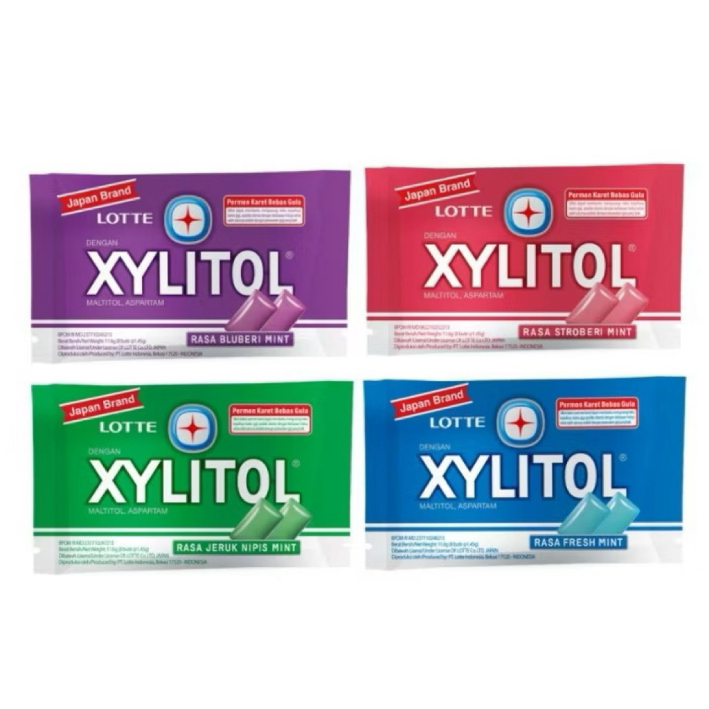 

Lotte Xylitol Sachet 11.6g Bebas Gula