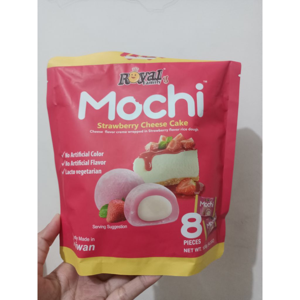 

READY NEW ROYAL FAMILY MOCHI 120GR TAIWAN (ISI 8PCS)