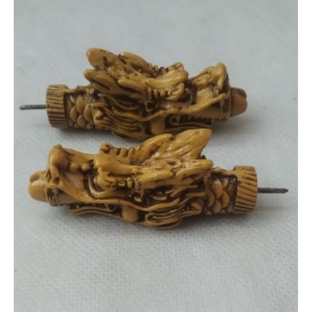 dudukan tangkringan sangkar wambi mini/konin/pleci motif naga