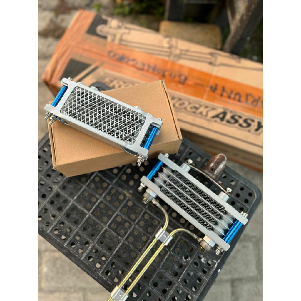 Oil Coller pendingin mesin Set pipa Kuningan Pnp Cb gl MP Tiger