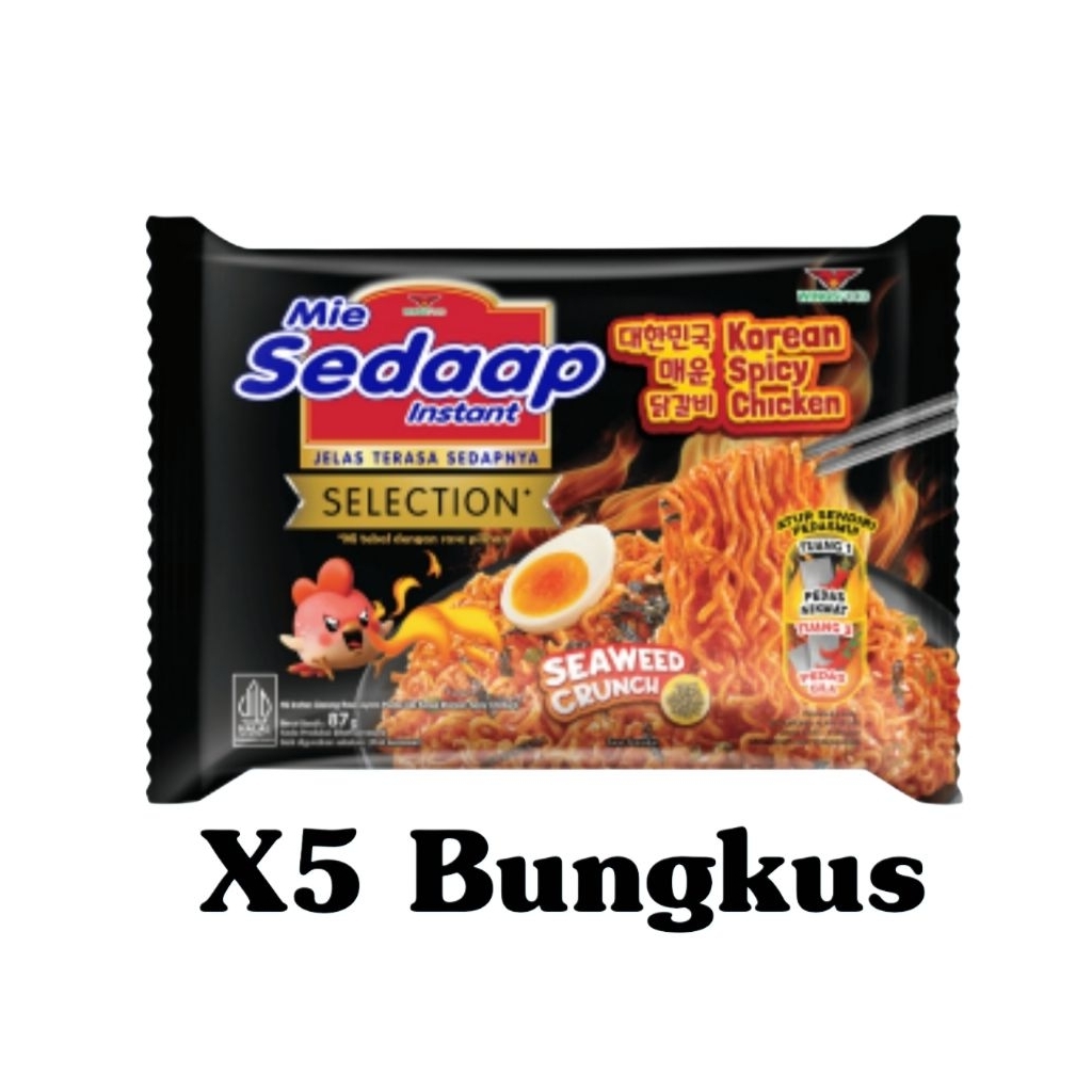 

Mie Sedaap Goreng Selection Korean Spicy 5pcs