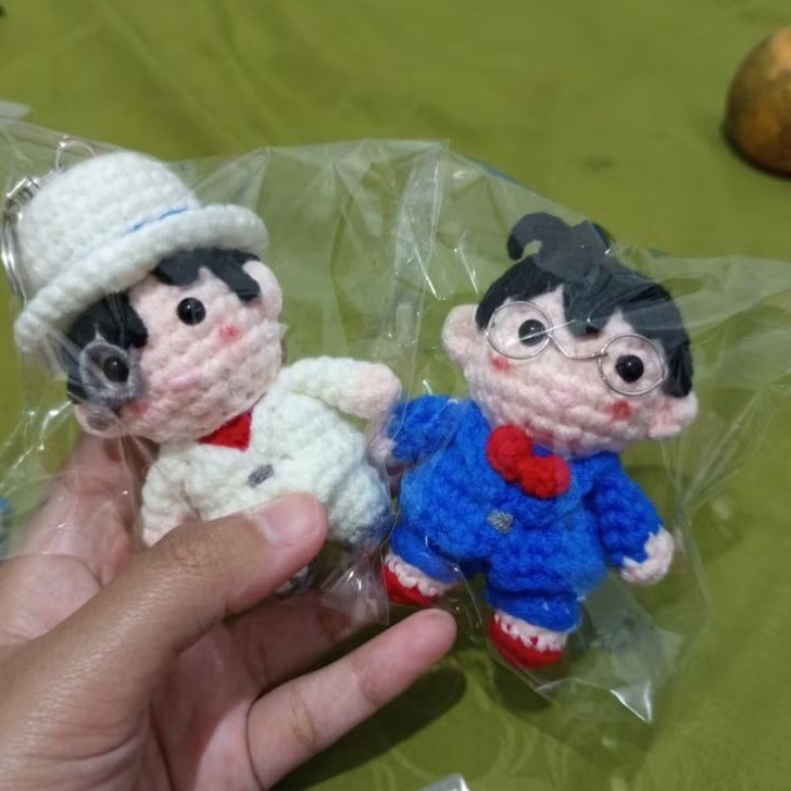 Conan Amigurumi Keychain