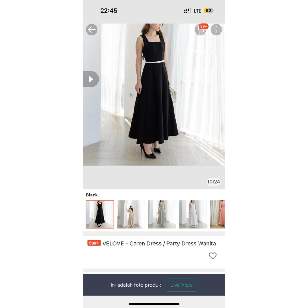 Velove - Dress Panjang