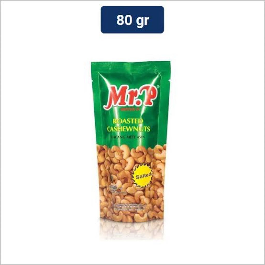 

MR.P Kacang Mede pouch 70gr