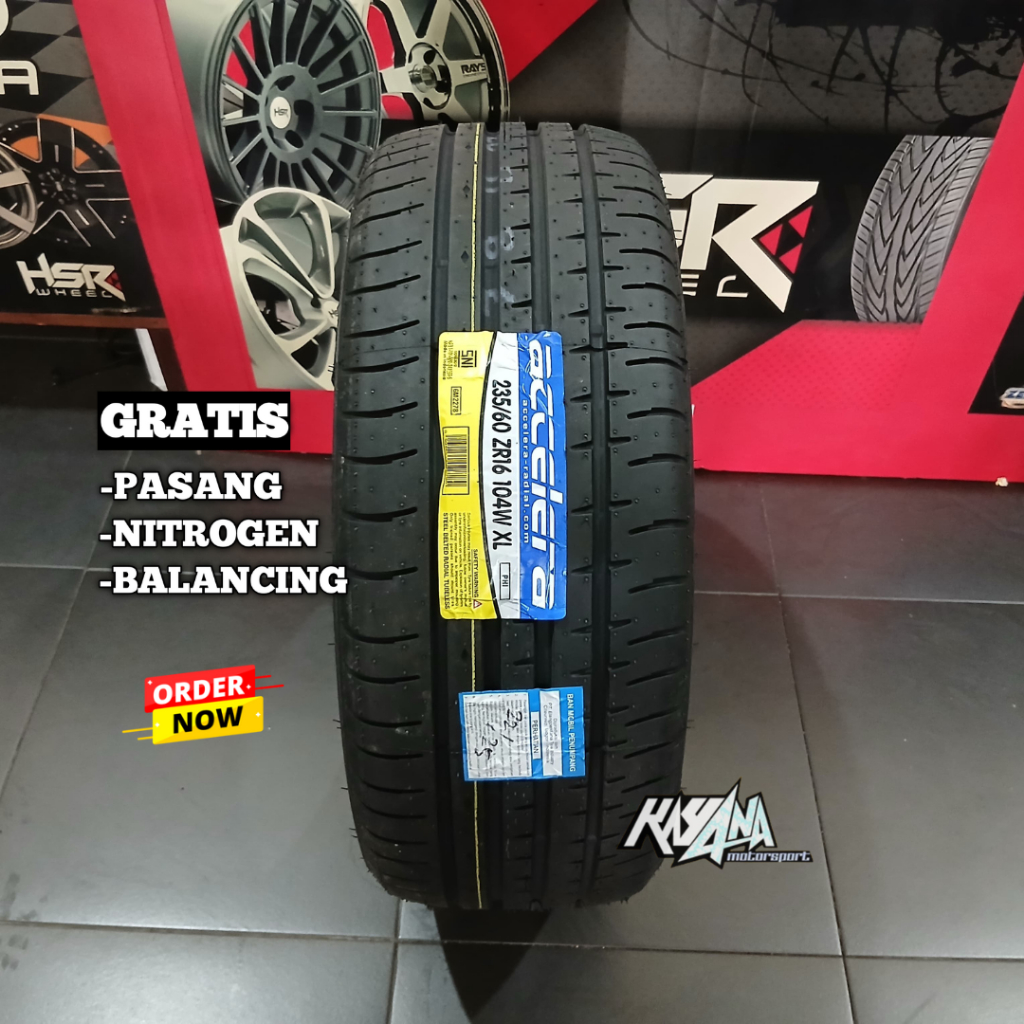 Ban Mobil Toyota Rush Ring 16 ACCELERA PHI 235/60 R16 Tubeles Ban Mobil Ukuran 235/60 R16