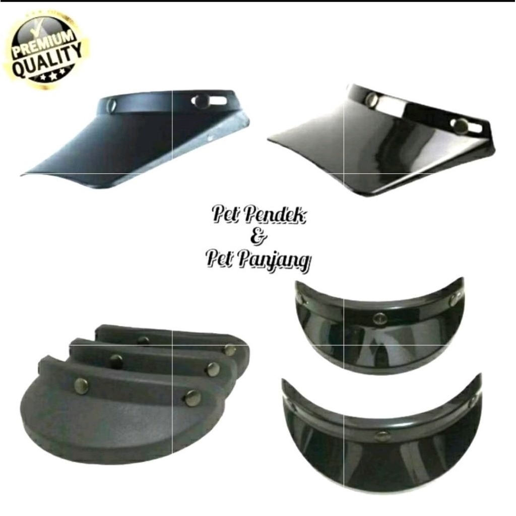 Pet helm retro panjang ped bogo retro pet helm cross panjang