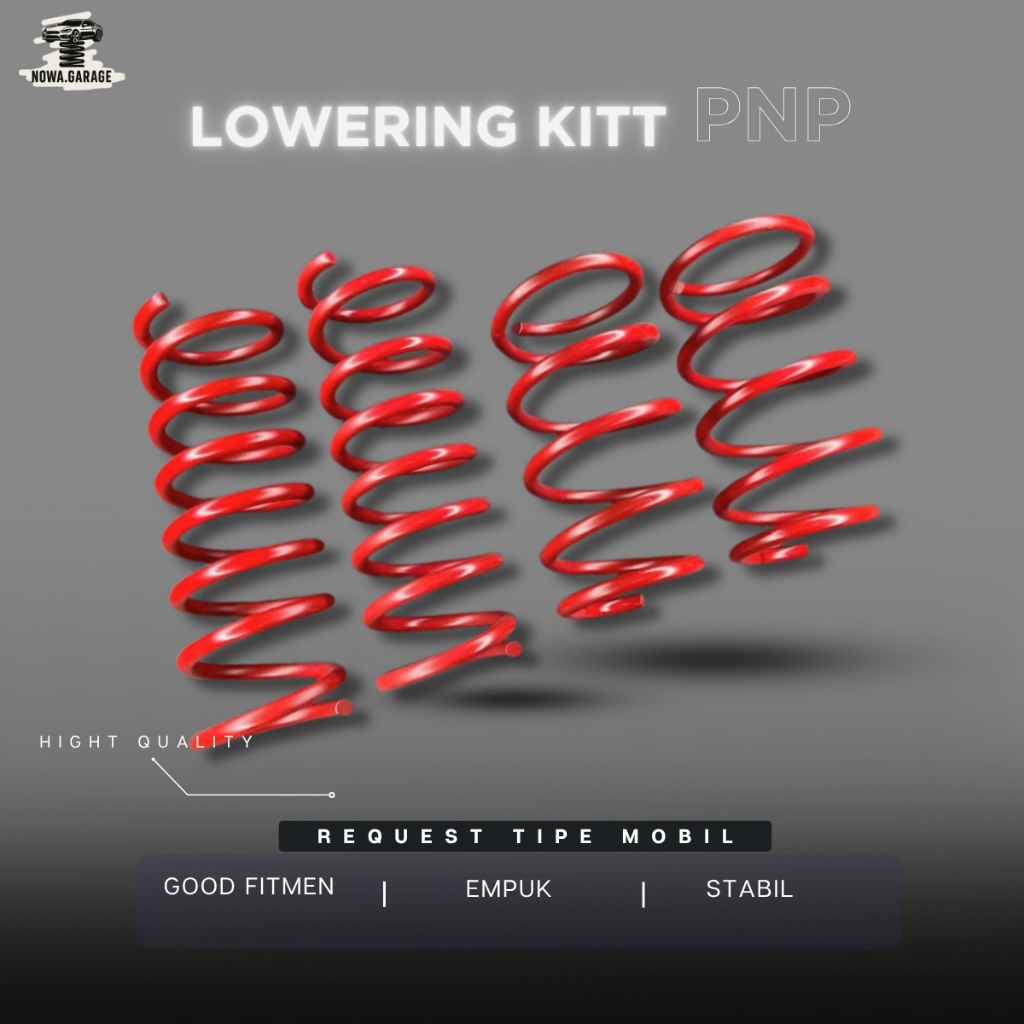 Lowering Kit Brio, Jazz, Mobilio, Freed, Yaris PNP | Per Ceper Sirion 1 Set Bepan Belakang Empuk