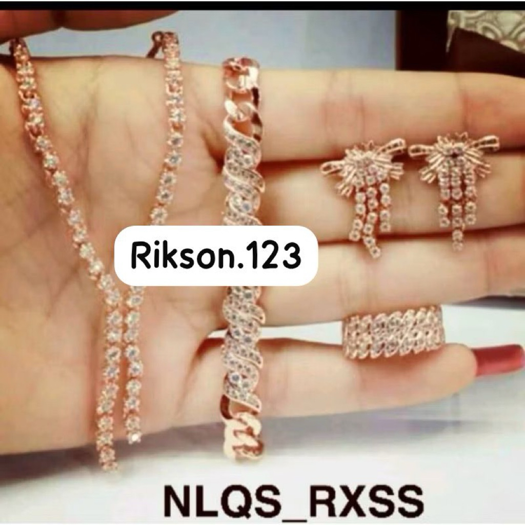 set replika berlian air mancur set air mancur replika berlian medan cantik cocok pakai pesta
