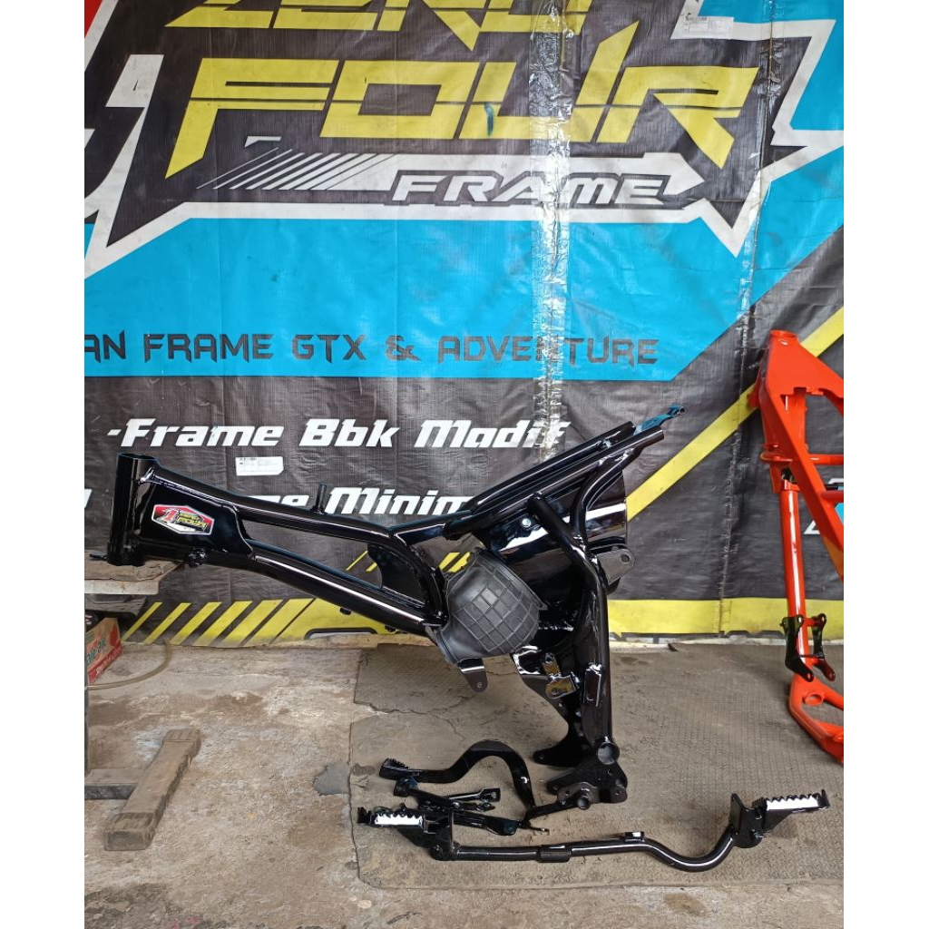 rangka bebek modif body ktm 85 shock belakang 40