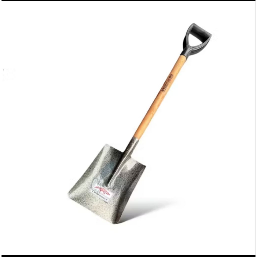 Sekop Pasir Baja Asli Tebal - Sekop Pasir Cap Crocodile Sekop Serok Pasir Tanah - Sekop Kerja Proyek