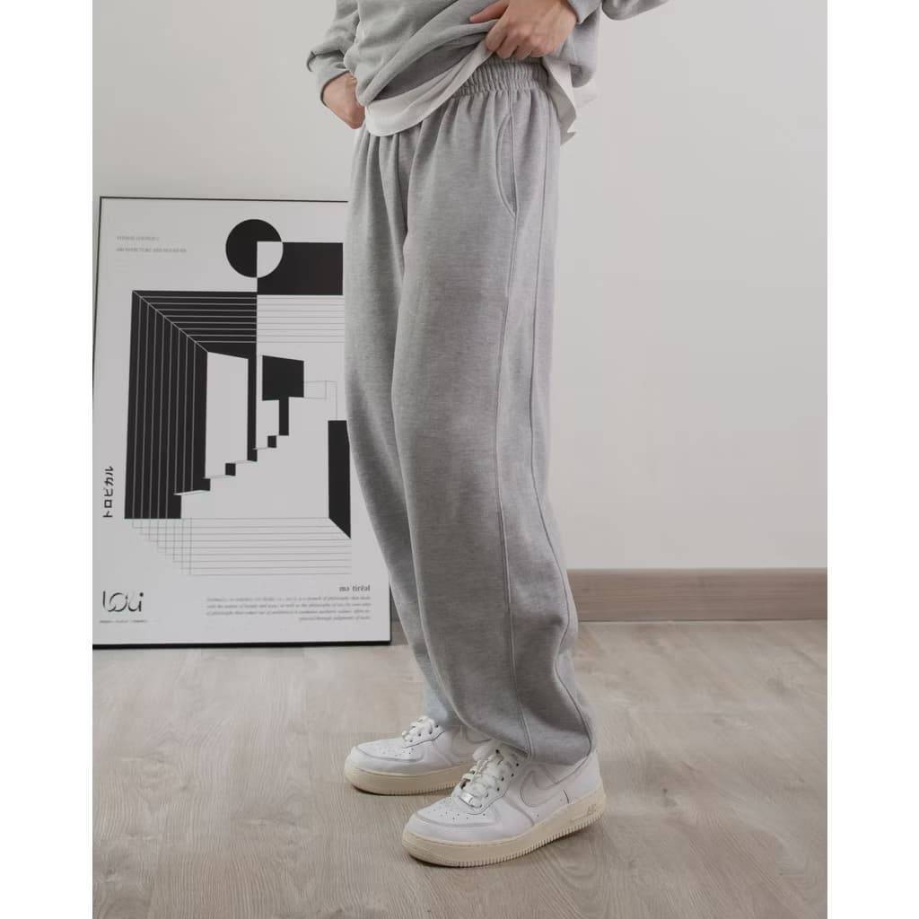 Celana Panjang Pria Celana Baggy Polos Pria Bahan Tebal & Adem Celana Baggy Polos Pria Terbaru