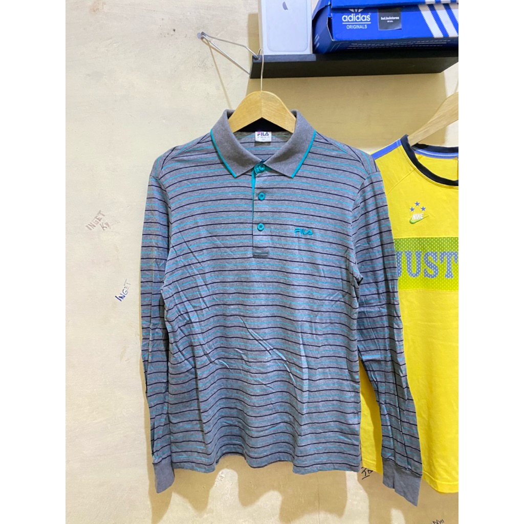 bulbulstoree ~ fila rugby longsleve stripe