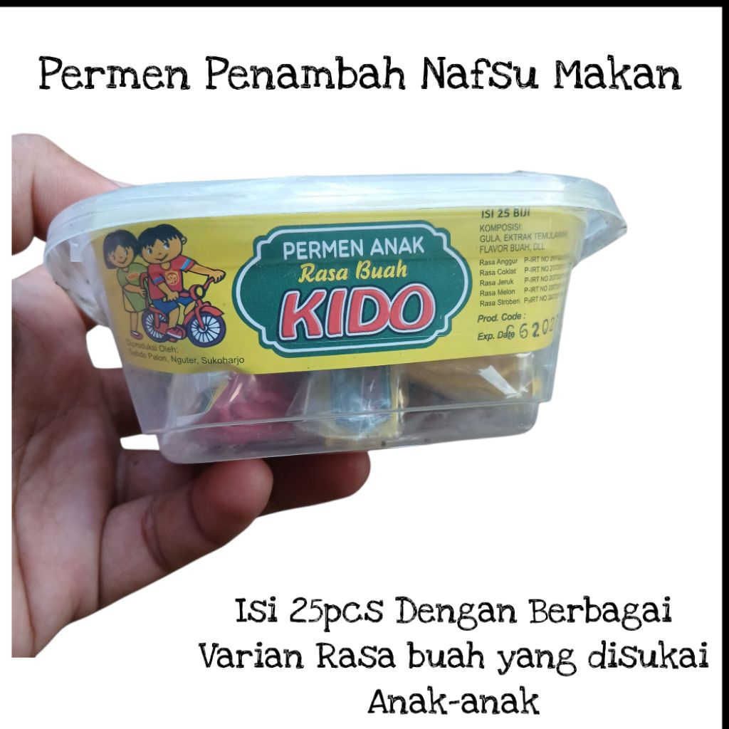 

Permen Cacing Kido isi 25pcs